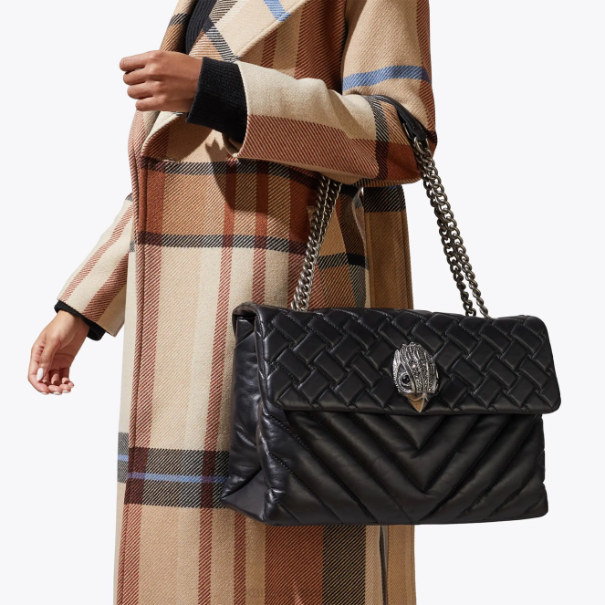 Kurt Geiger mujer london cuero xxl kensington 2LPR64 | bolsas negro